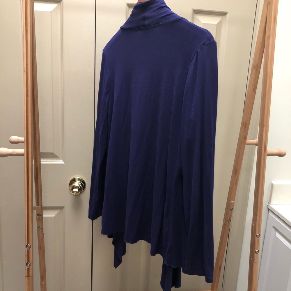 Purple Waterfall/Cascading Cardigan